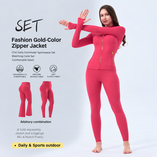 Gold Zipper Set